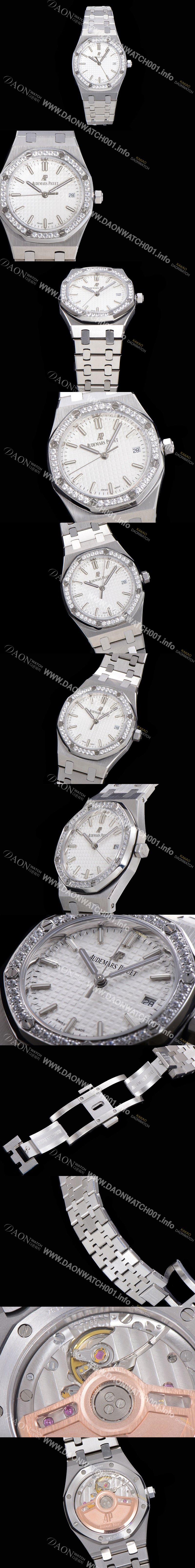 SA급 오데마피게 여성용 로얄오크 점보 엑스트라씬 오토매틱 34미리 블루다이얼 AUD87426 xx