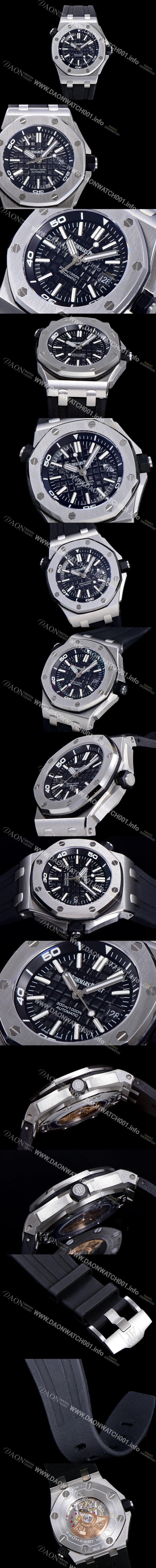 SA급 오데마피게 남성용 옐로 세라믹 다이버!!로얄오크 오프쇼어15710ST.OO.A038CA.01 옐로 와플 다이얼 오토매틱 무브먼트 AUD12319 xx