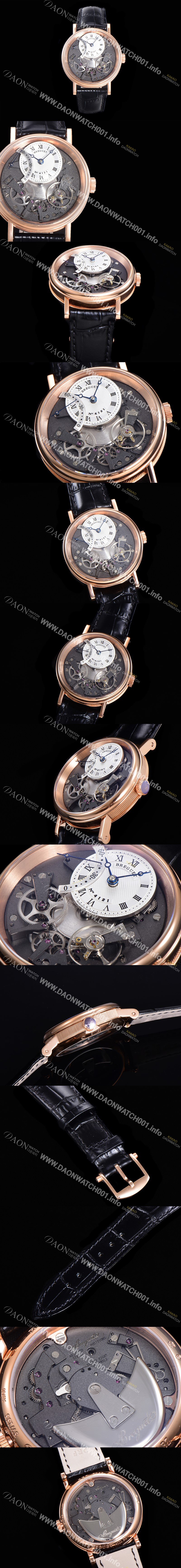 SA급 브레게 남성용 최고의 퀄리티 완벽한 싱크로율 트레디션 7057BR/G9/9W6 18k 로즈골드 신형 스켈레톤 다이얼 오토매틱 무브먼트 BRG03020 xx