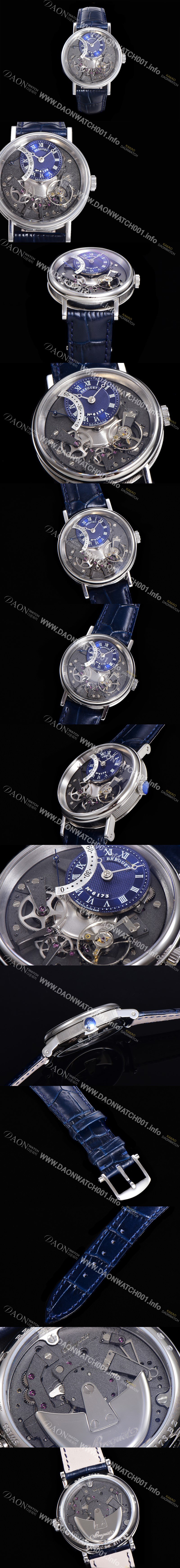 SA급 브레게 남성용 최고의 퀄리티 완벽한 싱크로율 트레디션 7097BB/G1/9WU 신형 스켈레톤 다이얼 오토매틱 무브먼트 BRG03015 xx