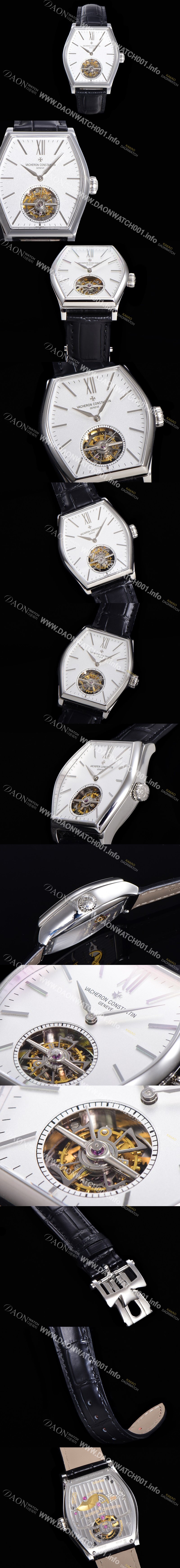 SA급 바쉐론콘스탄틴 남성용 메트 시리즈 화이트 다이얼 투어빌론 무브먼트 VAC01886 xx