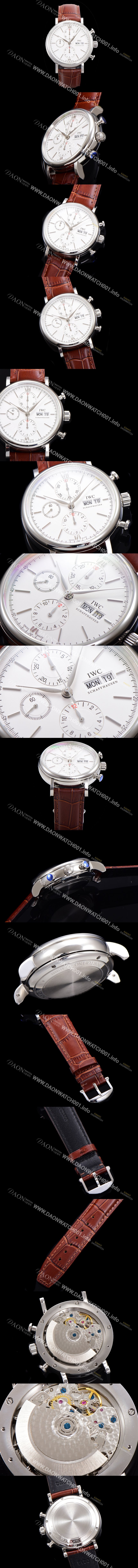 SA급 아이더블유씨 남성용 포르토피노 IW391001 오토매틱 무브먼트 42미리  화이트 다이얼 IWC71011 xx