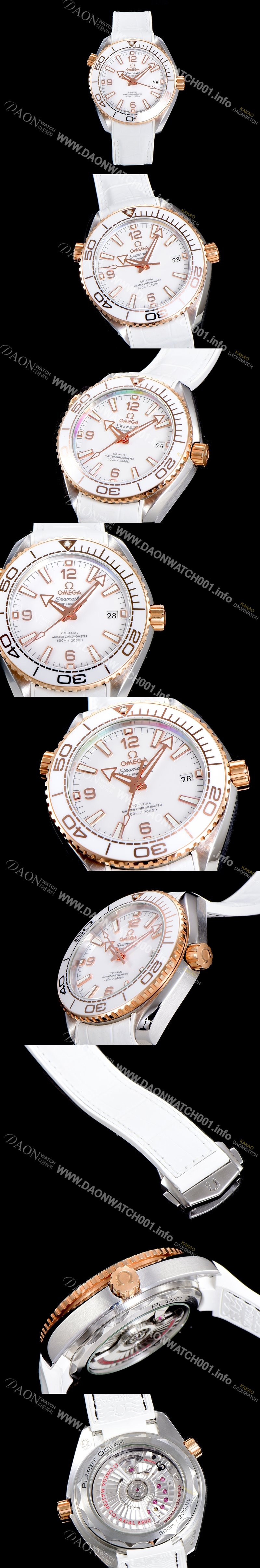 SA급 오메가 남성용 씨마스터 215.23.40.20.04.001 플라넷 오션 600M Co-Axial Master 42미리 오토매틱 화이트다이얼 OMG99844 xx