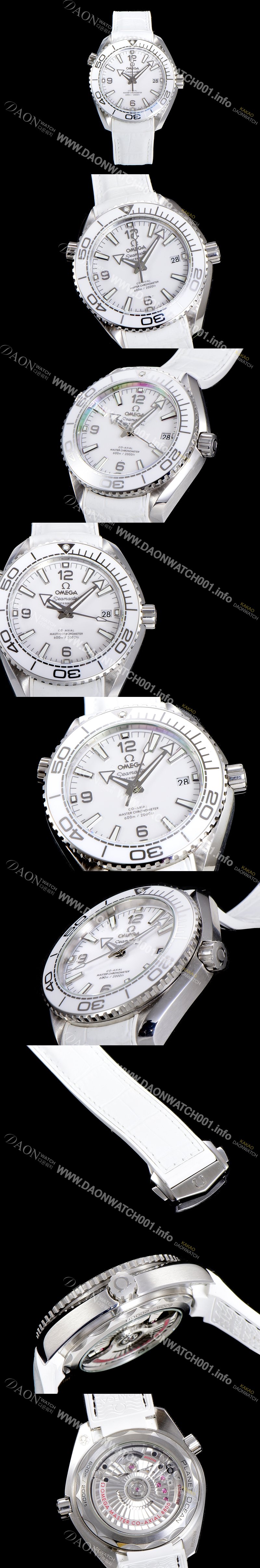 SA급 오메가 남성용 씨마스터 215.30.40.20.04.001 플라넷 오션 600M Co-Axial Master 42미리 오토매틱 화이트다이얼 OMG98730 xx