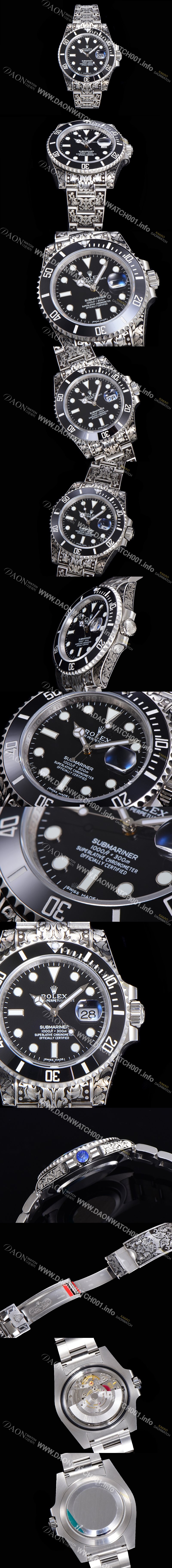 SA급 로렉스 남성용 서브마리너 오토매틱 Cal.3135 타입 40mm 904L메탈+무늬 블랙다이얼 rol3259 xx