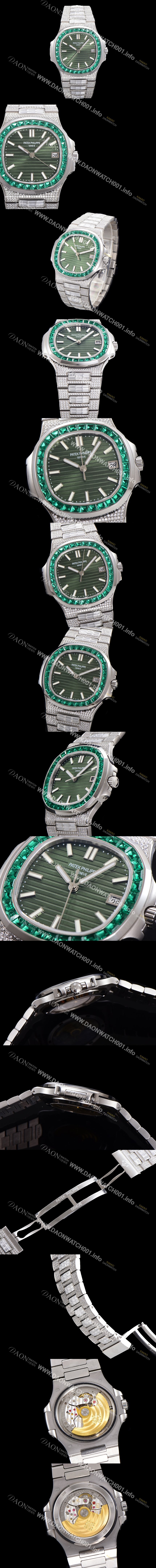 SA급 파텍필립 남성용 1:1수제공정 5711 노틸러스 40mm Cal.324 오토매틱 보석다이얼 pat8986 xx