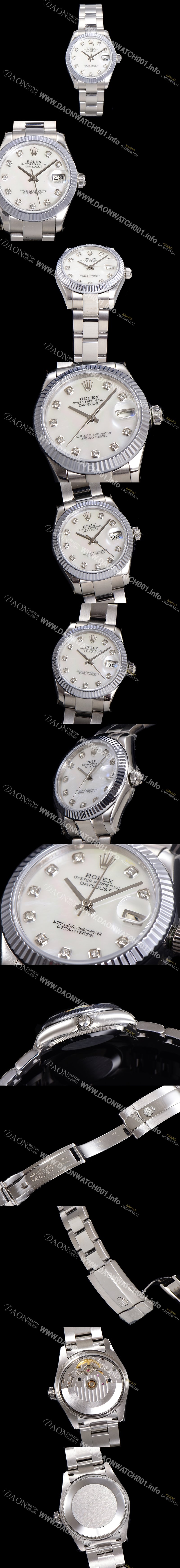 SA급 로렉스 여성용 데이져스트 오이스터 31mm 레이디 오토매틱 3열 브레이슬릿 메탈줄 자게다이얼 rol56387 xx