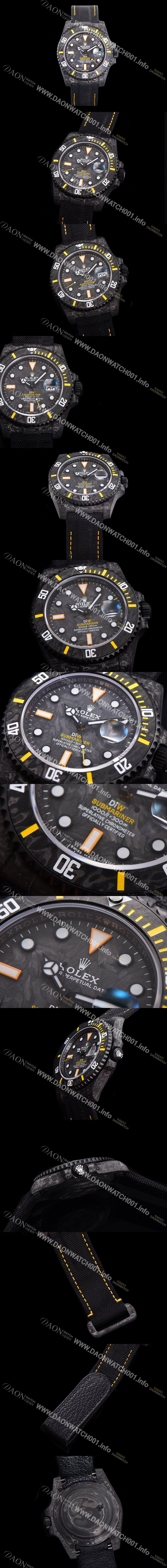 SA급 로렉스 남성용 서브마리너 41mm 포지드카본 오토매틱 Cal.3135 블랙 다이얼 rol49216 xx