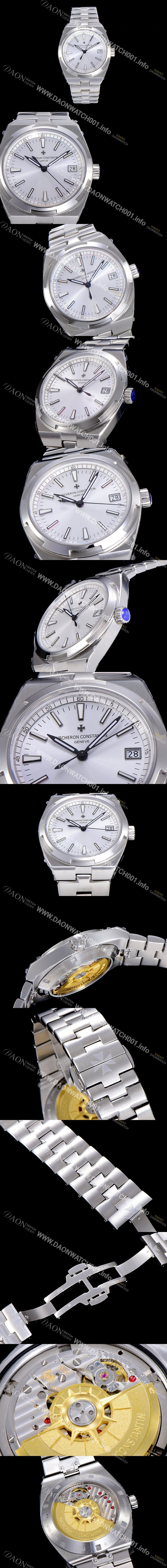 SA급 바쉐런 콘스탄틴 남성용 오버시즈 4500V/210A-B126 오토매틱 무브먼트 41mm 화이트 다이얼 vac1139 xx