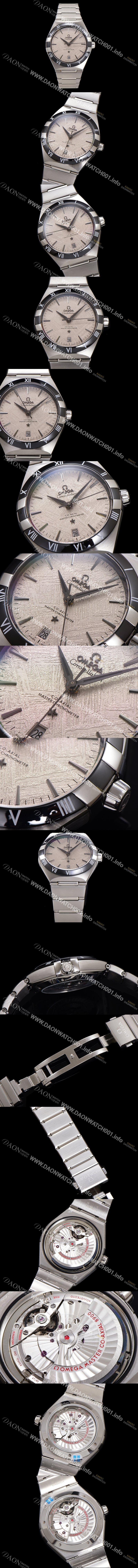 SA급 오메가 남성용 1:1수제공정! 무브UP 컨스틸레이션 코-엑시얼 마스터 오토매틱 Cal.8900타입 41mm  메탈줄 그레이 다이얼 omg20180 xx