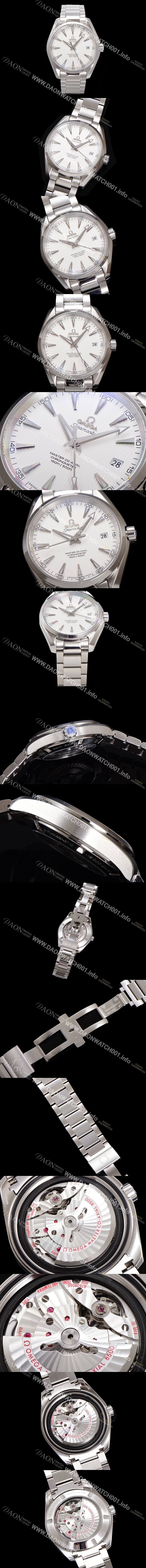 SA급 오메가 남성용 씨마스터 231.10.42.21.02.003 아쿠아테라 마스터 150M 코-액시얼 41.5mm 실버 다이얼 오토매틱 무브먼트 omg20224 xx