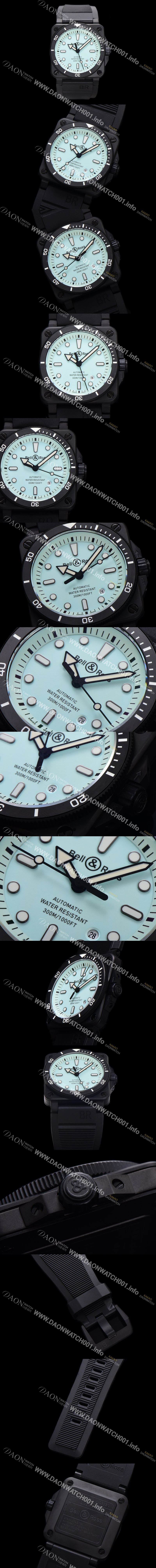 SA급 벨엔로즈 남성용 인스트루먼트03 BR03A-D-LM-CESRB 오토매틱 9015타입 42mm 세라믹 우레탄줄 블루 다이얼 bel4111 xx