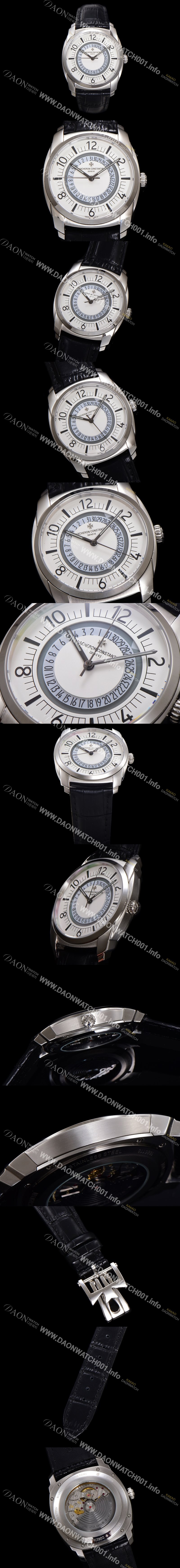 SA급 바쉐론 콘스탄틴 남성용 케드릴셀프 와인딩 4500S/000A-B195 41mm 오토매틱 Cal. 5100/1 타입 화이트 다이얼 vac1156 xx