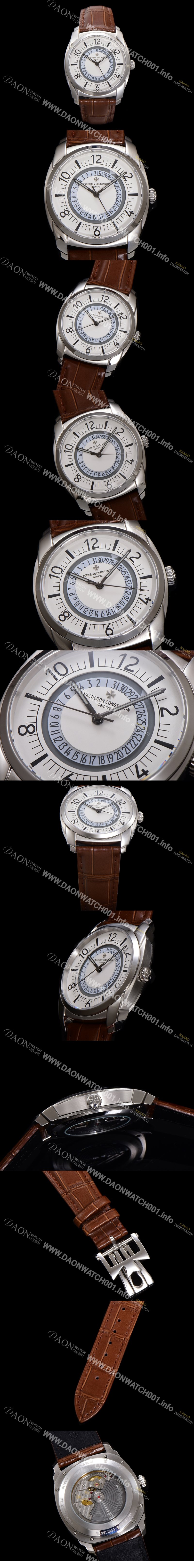 SA급 바쉐론 콘스탄틴 남성용 케드릴셀프 와인딩 4500S/000A-B195 41mm 오토매틱 Cal. 5100/1 타입 화이트 다이얼 vac1157 xx