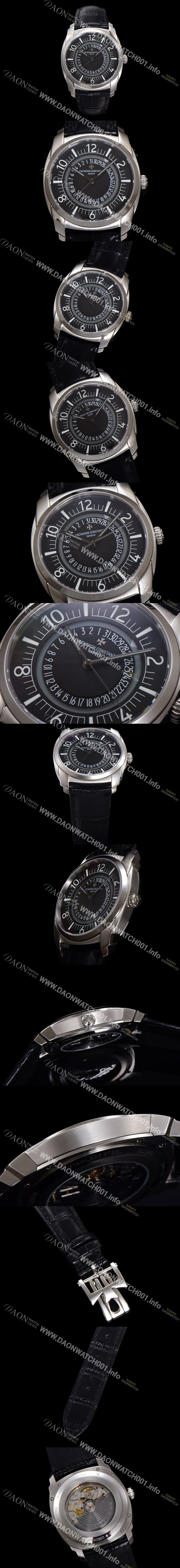 SA급 바쉐론 콘스탄틴 남성용 케드릴셀프 와인딩 4500S000A-B196 41mm 오토매틱 Cal. 5100/1 타입 블랙 다이얼 vac1158 xx