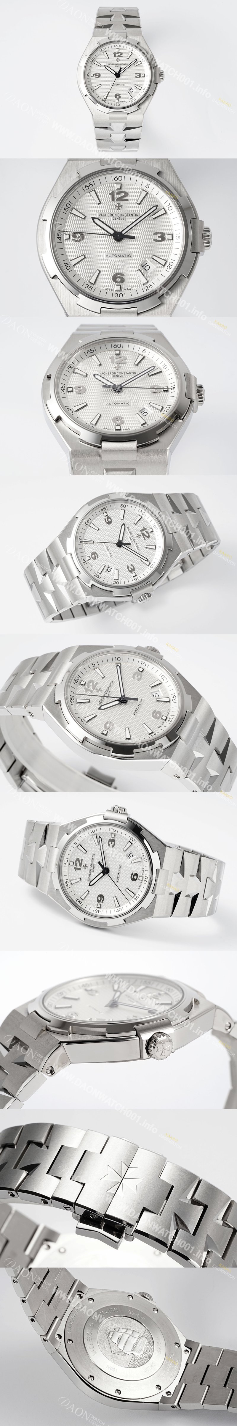 SA급 바쉐런 콘스탄틴 남성용 오버시즈 47040/B01A-9093 오토매틱 Cal.1226 SC 타입 42mm 화이트 다이얼 vac1166 xx