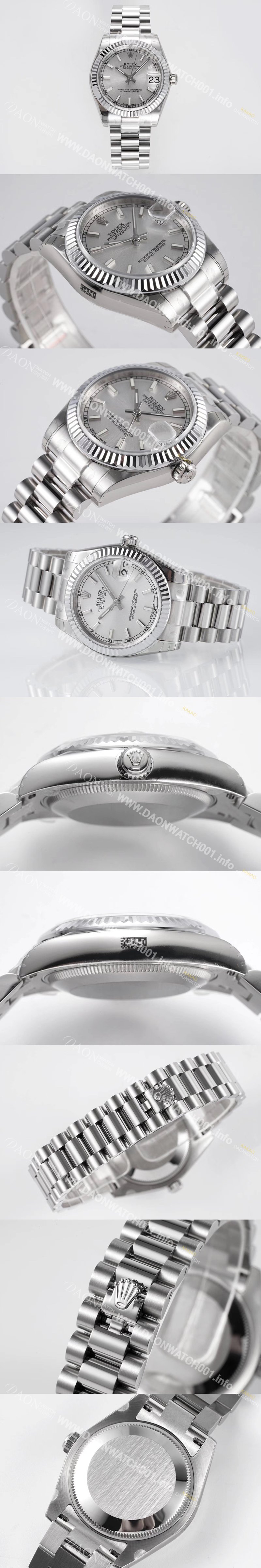 SA급 로렉스 여성용 데이져스트 178274 플루티드 31mm 오이스터 오토매틱 2236타입 실버 다이얼 rol5440 xx