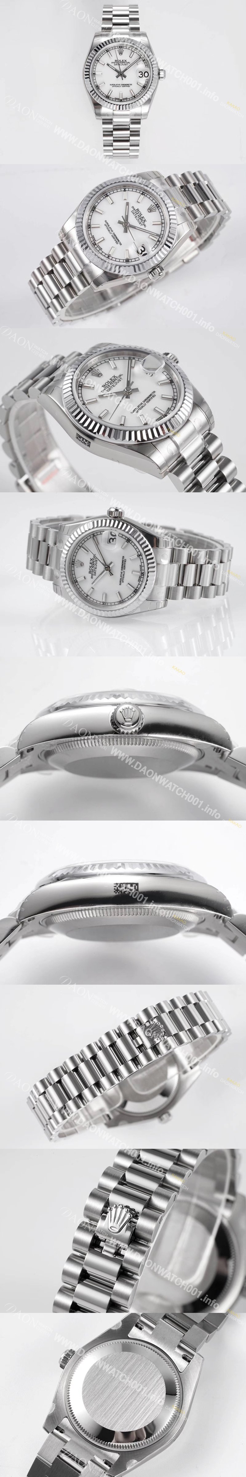 SA급 로렉스 여성용 데이져스트 178274 플루티드 31mm 오이스터 오토매틱 2236타입 화이트 다이얼 rol5441 xx